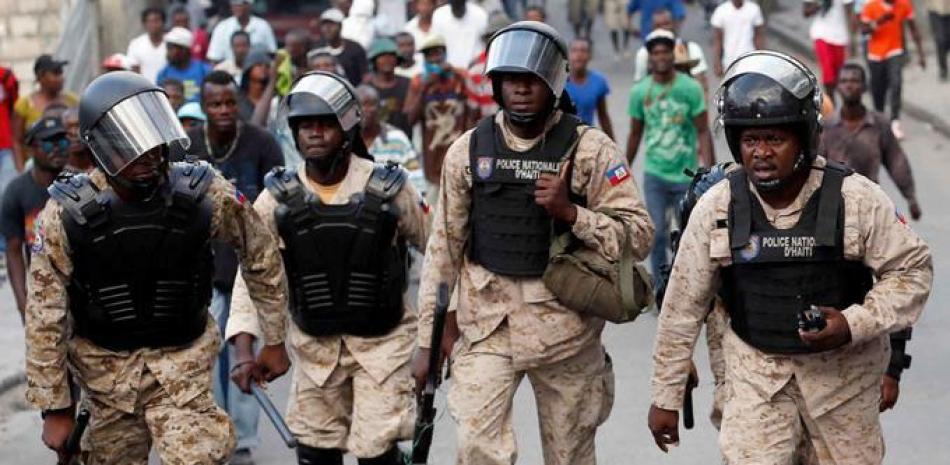 Foto de achivo. Policía Haitiana