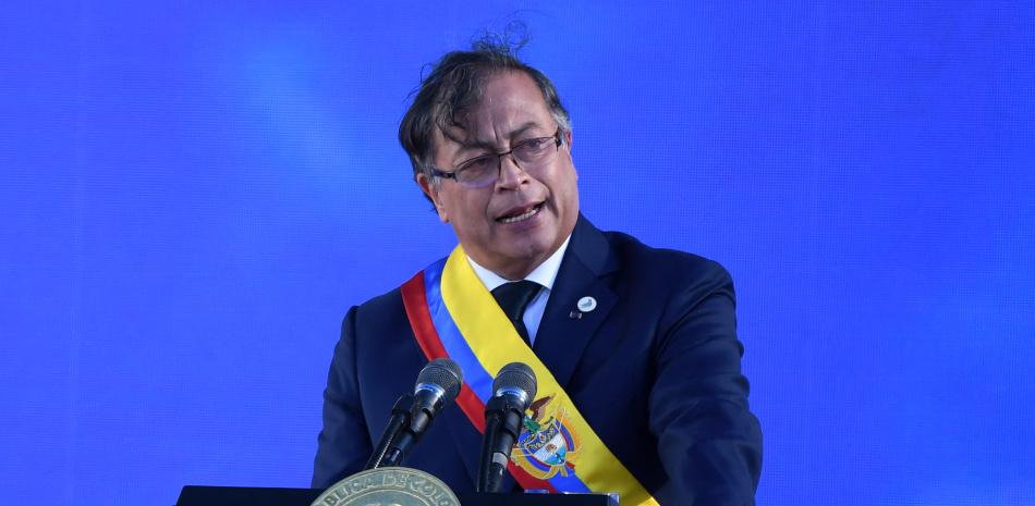 Presidente colombiano, Gustavo Petro. Foto AFP.