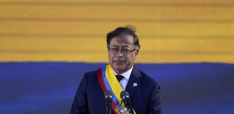 Gustavo Petro, presidente de Colombia. Foto AP.