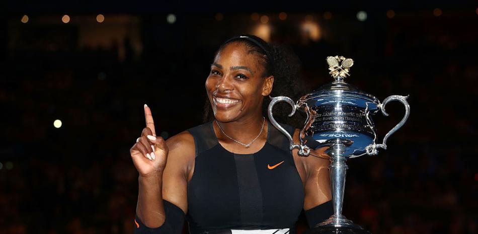 Serena Williams ganó el último de sus 23 títulos en el Open de Australia de 2017, cuando ya estaba embarazada de su hija, Olympia.