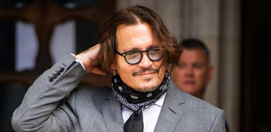 Actor Johnny Depp. Foto de archivo.