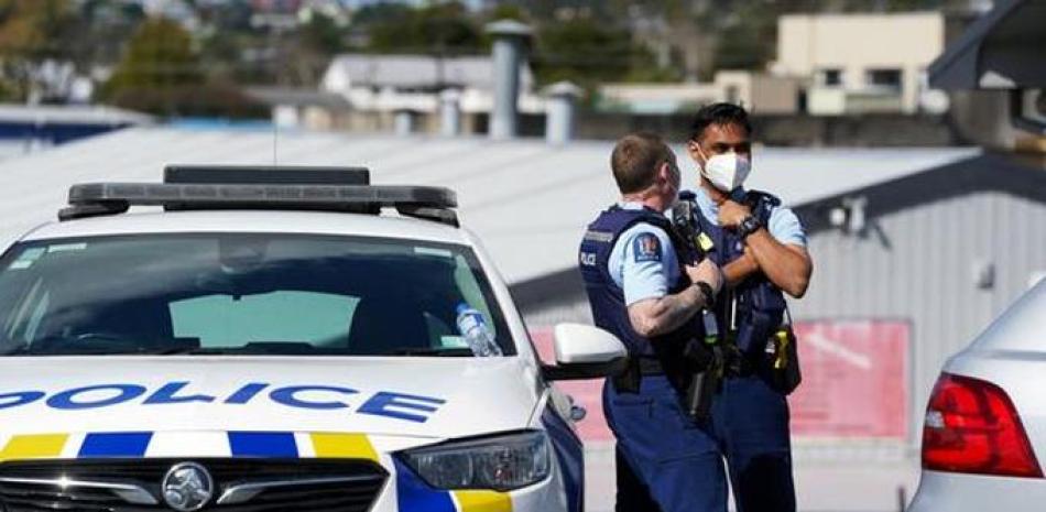 Policía de Nueva Zelanda, foto de AFP