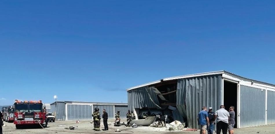 Imagen del accidente aéreo en Watsonville, California, EEUU. - CITY OF WATSONVILLE