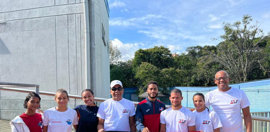 La delegación dominicana que participó en el torneo celebrado en Medellín, Colombia.