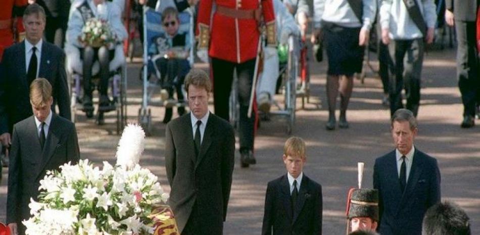 Funeral de Lady Di. Foto de archivo