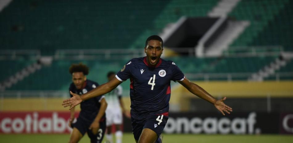 Josué Núñez anotó de cabeza el segundo gol en el triunfo dominicano.