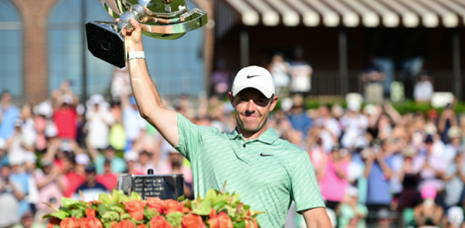 Rory McIlroy es el único jugador en triunfar tres veces en The Tour Championship. (Foto cortesía Getty Images).