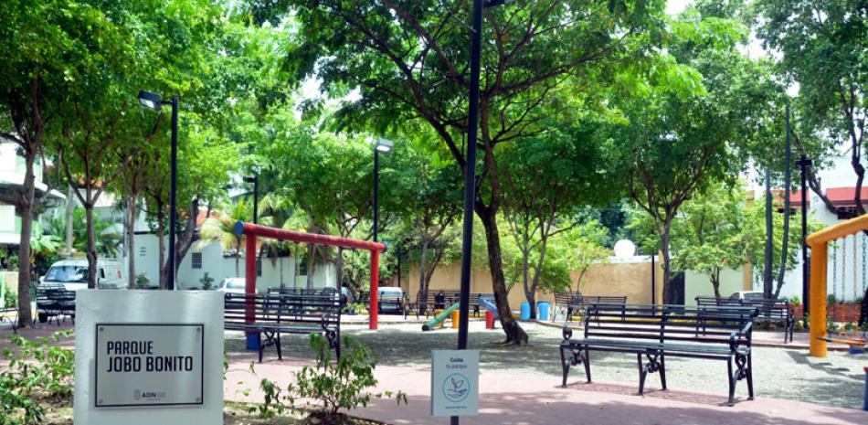 El parque de Guachupita fue remozado por la actual Alcaldía del Distrito Nacional.