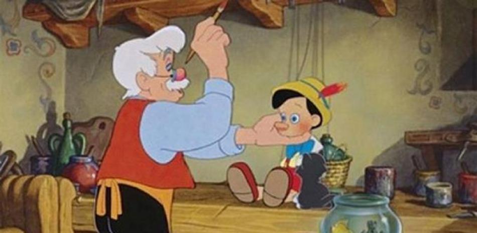 Escena de la pelicula Pinocchio. Foto de archivo LD.