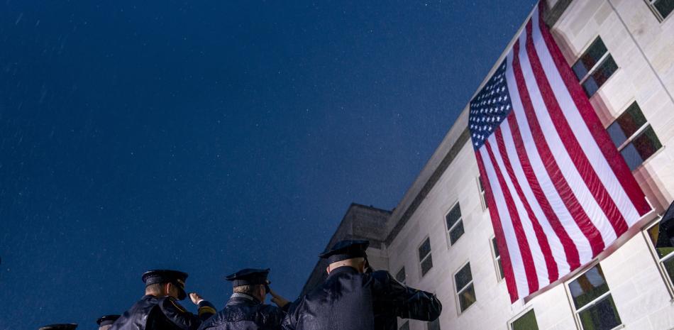 La ceremonia conmemorativa por los ataques terroristas del 11 de septiembre, en el Pentágono en Washington, el domingo 11 de septiembre del 2022.

Foto: AP/Andrew Harnik