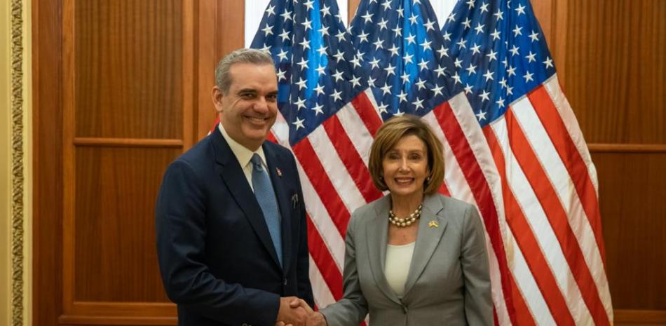 Presidente Abinader se reúne con Nancy Pelosi