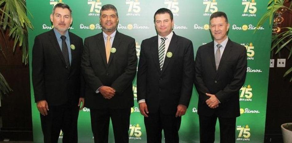 Francisco Arias, Gonzalo Chávez, Carlos Segura y Luis Alfonso