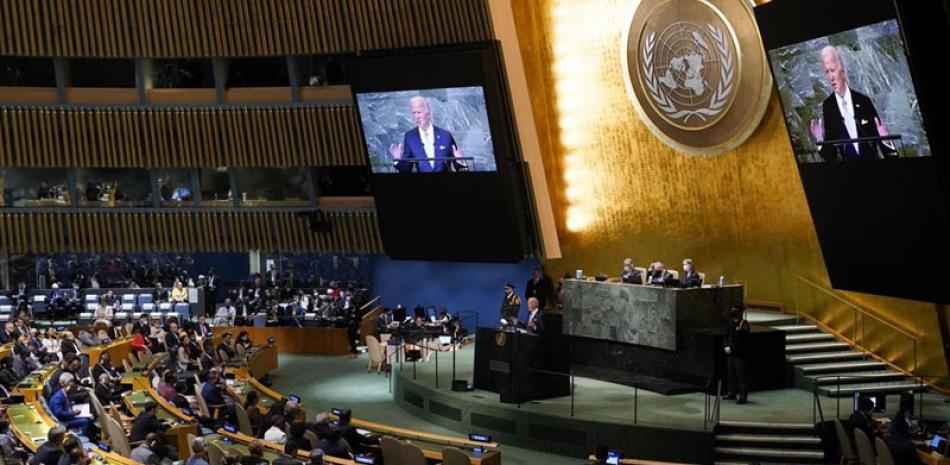 El presidente Joe Biden declaró ayer ante la Asamblea General de las Naciones Unidas que Rusia ha “violado vergonzosamente los principios medulares” de la organización con su “guerra brutal e innecesaria” en Ucrania. ap