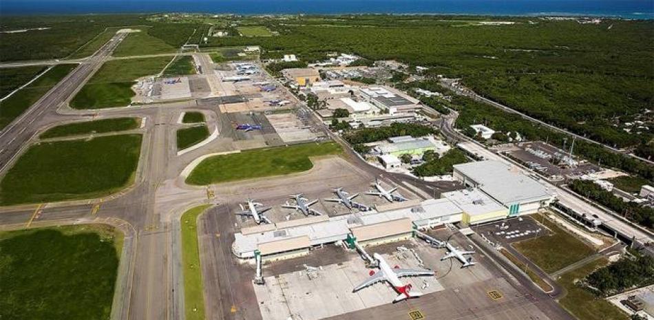 Vista aérea del Aeropuerto de Punta Cana. Foto: fuente externa.