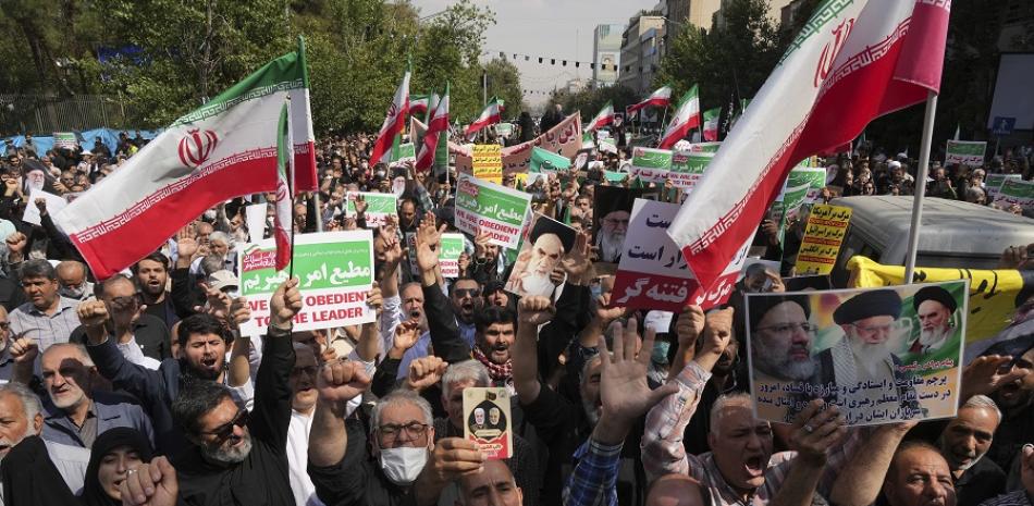 Protestas en Irán. AP