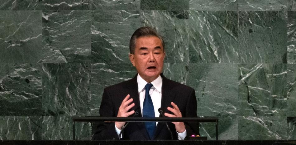 Wang Yi. Yuki Iwamura/AFP.