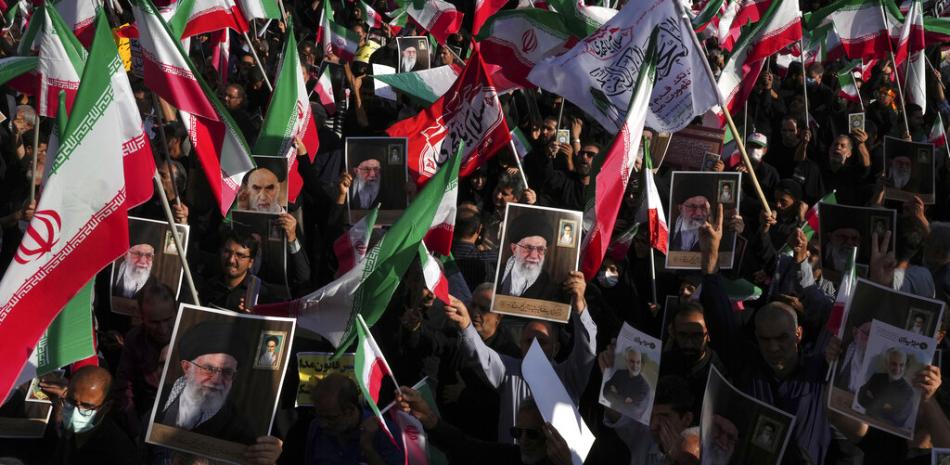 Marcha progobierno en Irán. Foto: Vahid Salemi/AP.