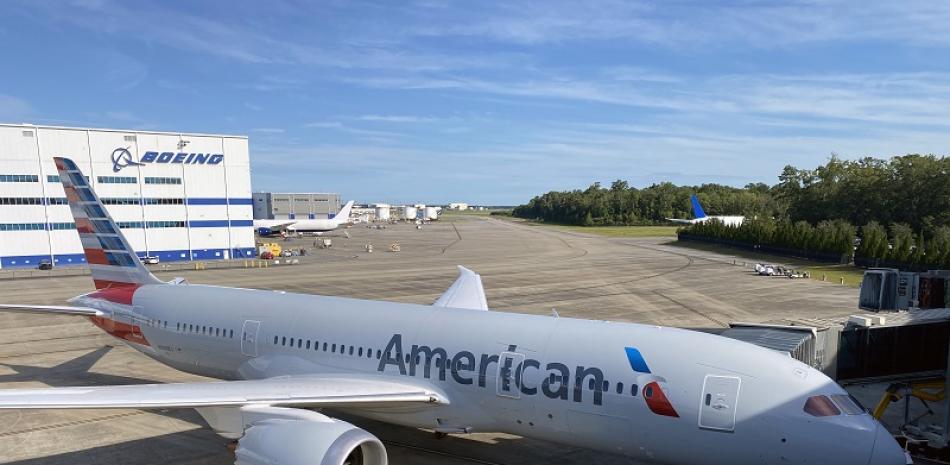 Foto ilustrativa de un avión de American Airlines. / Fuente: Twitter