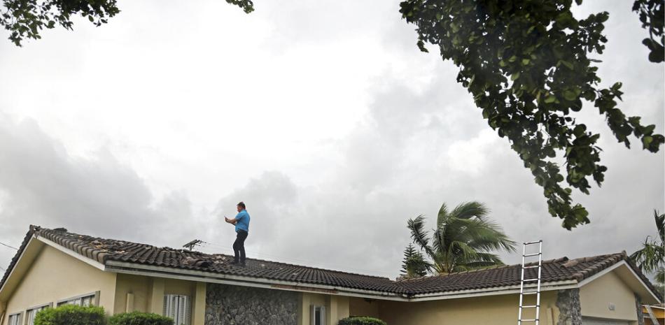 Tornado en la Florida. Foto AP.
