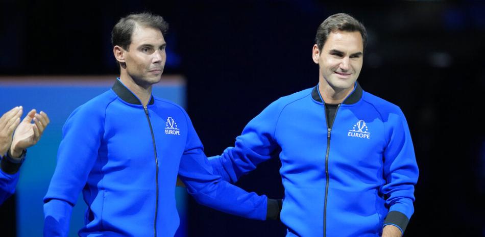 Federer y Nadal. AP