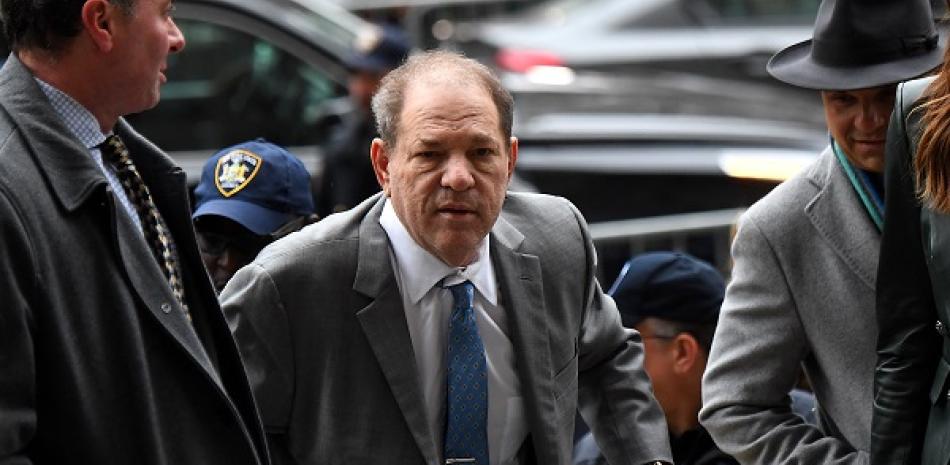 Harvey Weinstein arribando a la corte en 2019. AFP