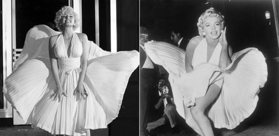 Ana de Armas y Marilyn Monroe.