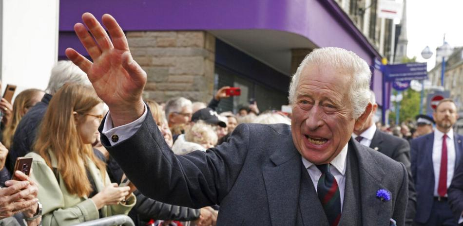 El rey Carlos III en Dunfermline, Escocia, el 3 de octubre del 2022.

Foto: Andrew Milligan/PA vía AP