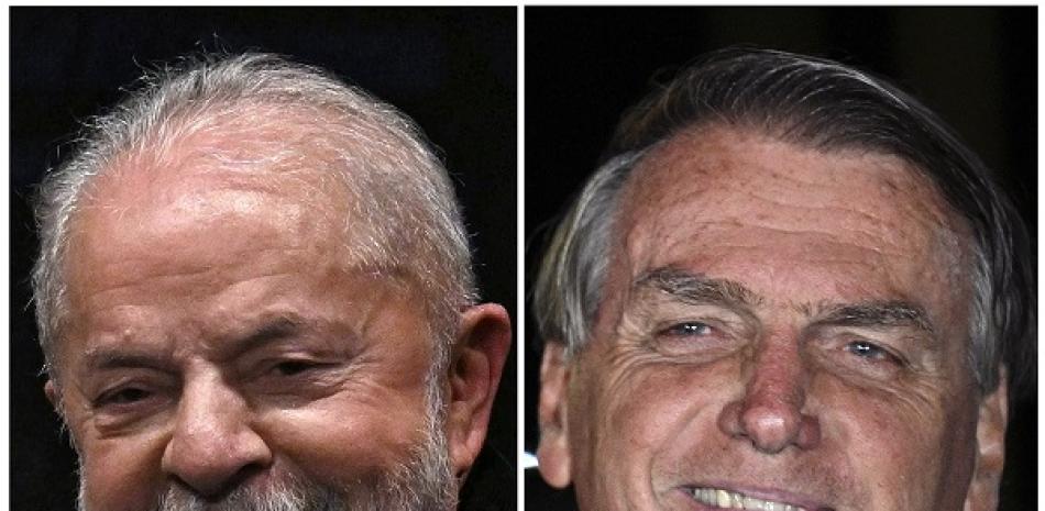 El expresidente izquierdista Luiz Inácio Lula da Silva, de 76 años, se impuso con el 48% de votos al mandatario ultraderechista, con 43%.  Ambos irán a segunda vuelta. AFP