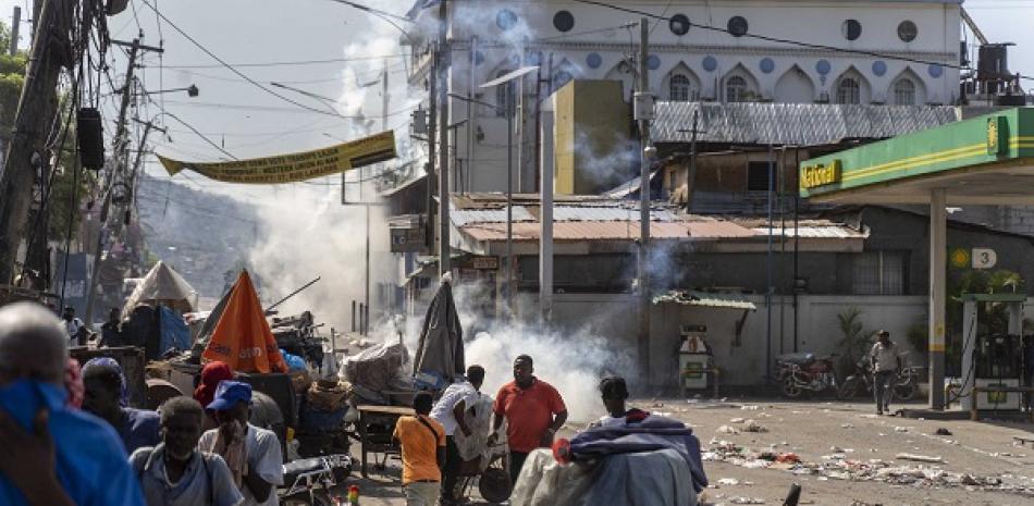 Crisis en Haití. AFP
