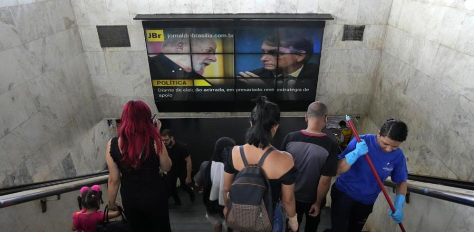 Votantes Brasil. foto AP