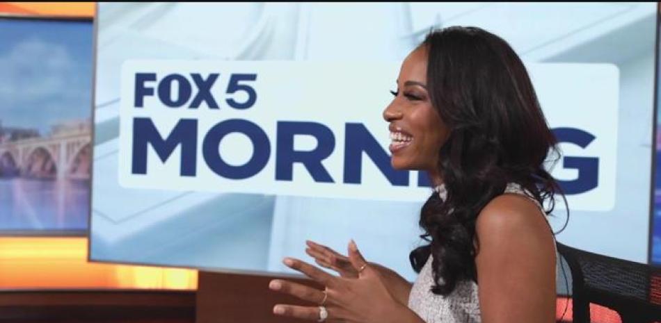 Cuando se integró a "Fox 5 Morning", el jefe de prensa la describió como el renacimiento de los presentadores de televisión. Fuente externa / FOX 5 DC