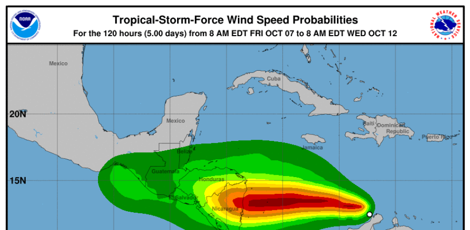 Tormenta Julia.