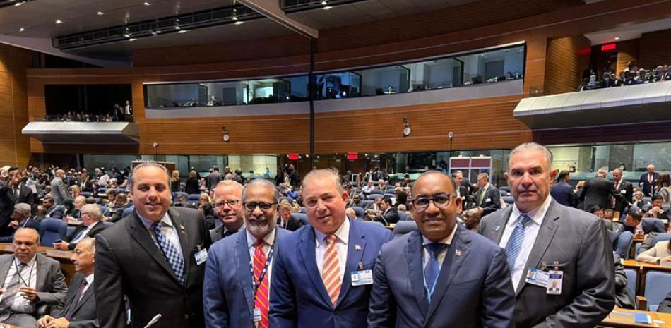 Delegación del país que participó en el 41 período de sesiones de la OACI, encabezada por José Ernesto Marte Piantini.
