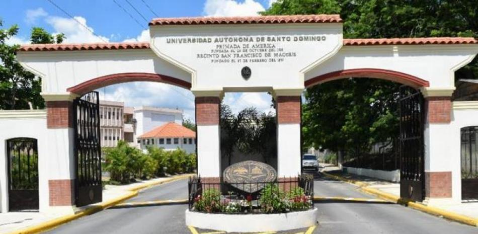 Imagen de archivo de la Universidad Autónoma de Santo Domingo (Uasd), que celebró su 484 aniversario.
