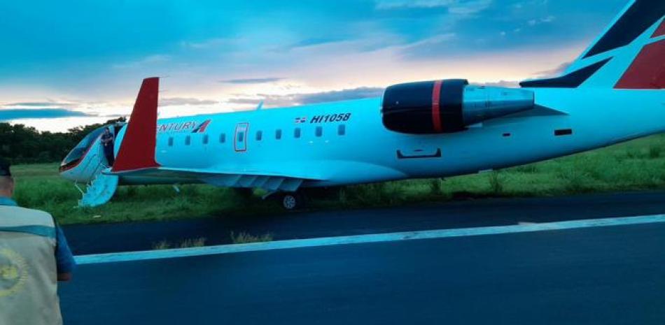 Avión de Air Century. 

Foto: Piloto Francisco Díaz vía Twitter.