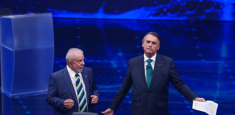 Lula y Bolsonaro. AP.