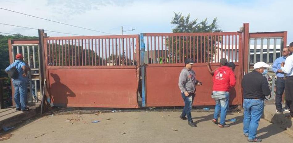 Frontera tras protestas en lado haitiano.