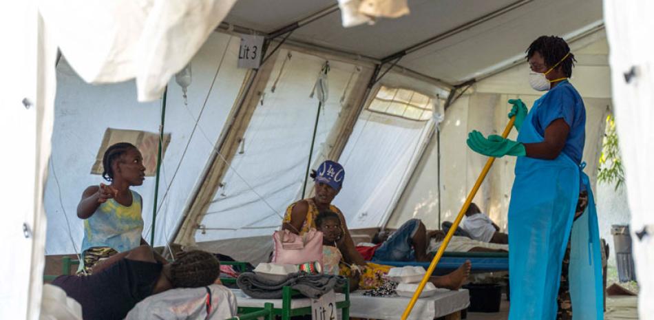 Hasta el miércoles pasado había 33 muertos por cólera y 960 casos sospechosos. / afp