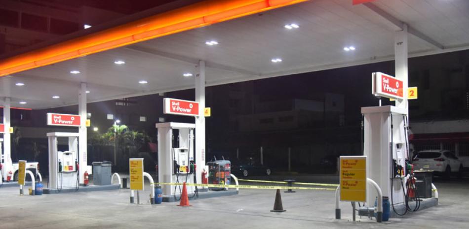 La estación gasolinera en la San Martín donde asesinaron a su gerente. Víctor Ramírez