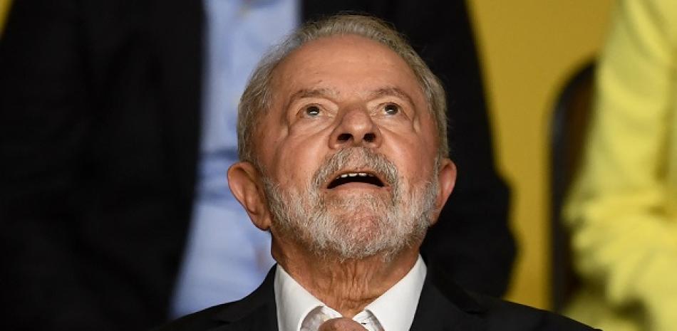 Luiz Inácio Lula da Silva, presidente electo de Brasil. AFP