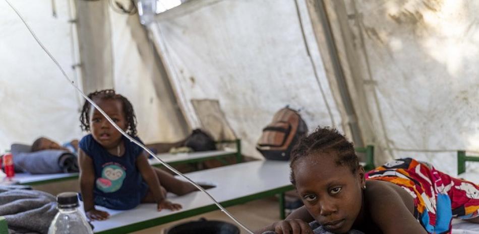 Niños en condiciones de vulnerabilidad en Haití. AFP