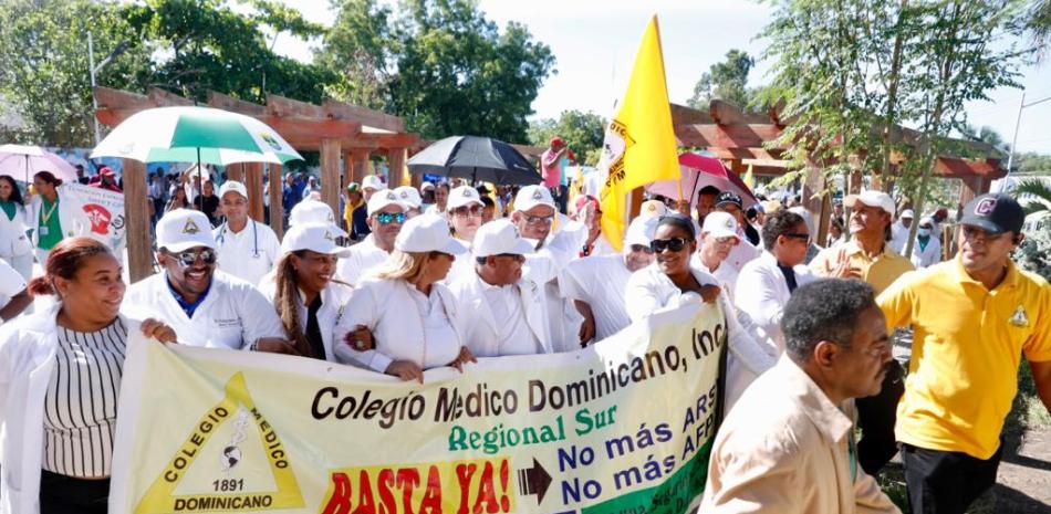 Protesta Colegio Médico Dominicano.

Fuente Externa.