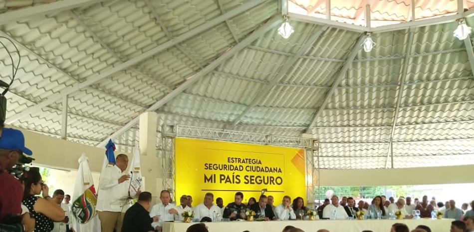 Lanzamiento de Estrategia de Seguridad Ciudadana Mi País Seguro en Santo Domingo Norte.

Foto: Eliana Ledesma| Listín Diario