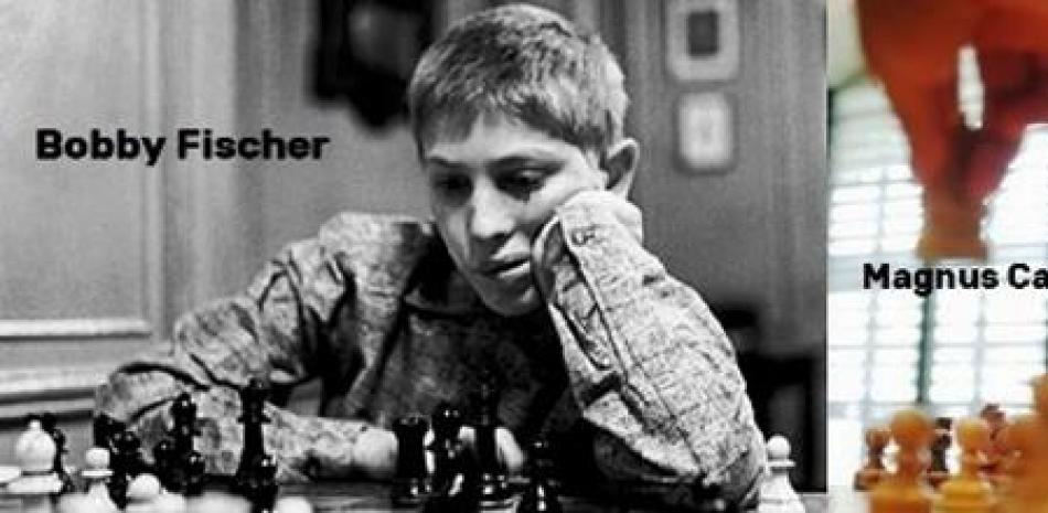 Bobby Fischer y Magnus Carlsen