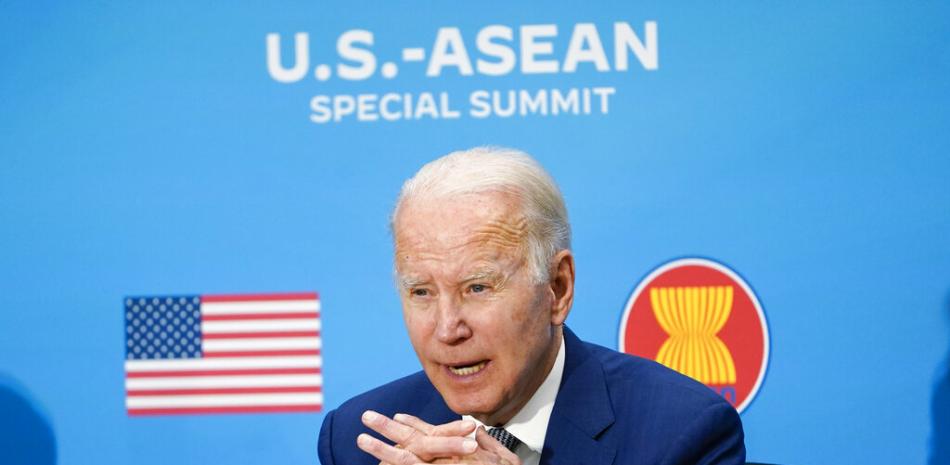 El presidente de EEUU Joe Biden en un evento en Washington, el 13 de mayo del 2022. (Foto AP/Susan Walsh)