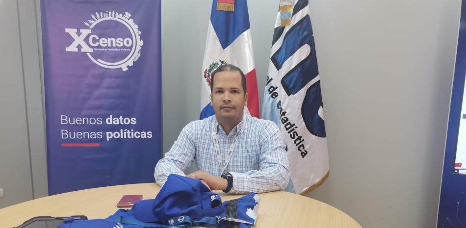 Víctor Romero, director del Censo de la Oficina Nacional de Estadística (One).Foto: Eliana Ledesma/Listín Diario.