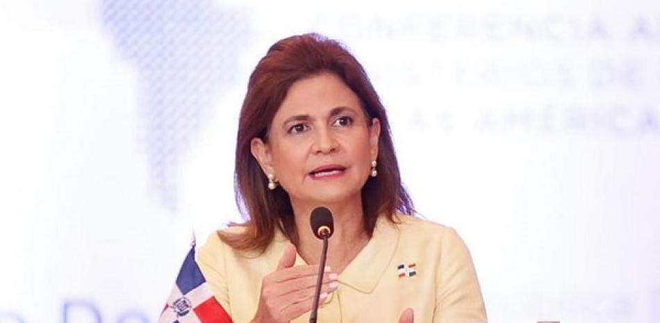 Vicepresidenta Raquel Peña.