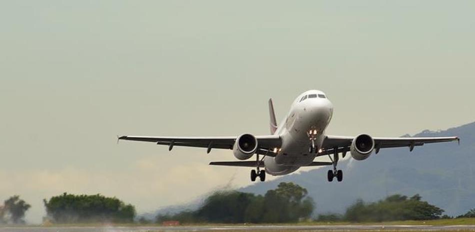 Avión. Foto de archivo.