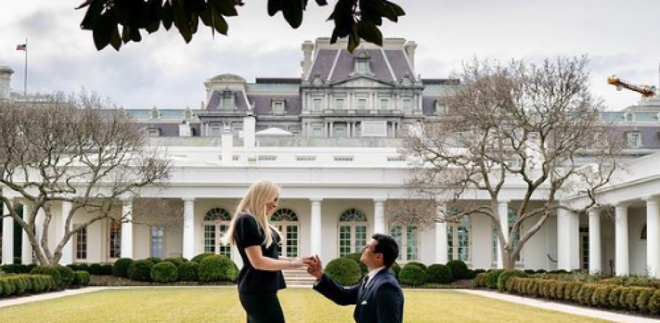 Hija de Donald Trump, Tiffany Trump junto a su prometido Michael Boulos/ foto de archivo