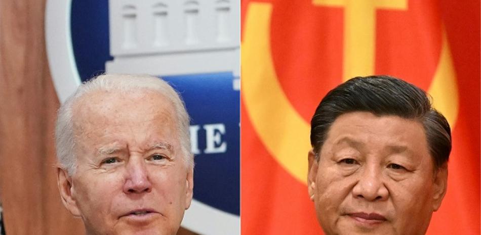 Joe Biden y Xi Jinping. AFP